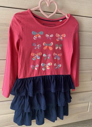 Платье с длинным рукавом 4-5 лет