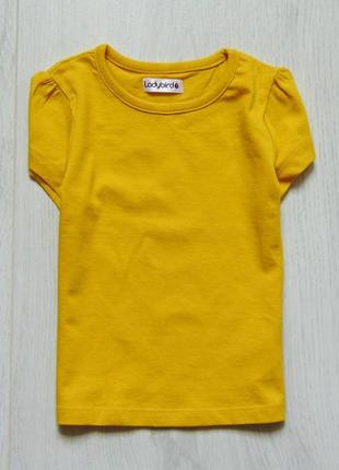 Яскрава футболка для дівчинки. ladybird. розмір 12-18 місяців