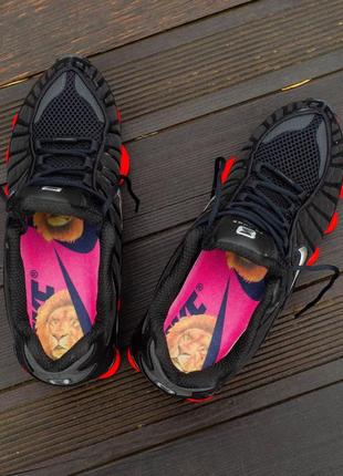 Nike shox lt black\red кроссовки 5