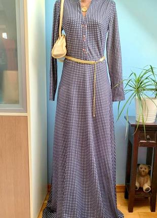 Шикарное французское платье макси