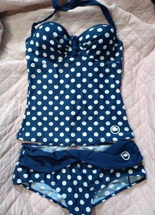 Классный стильный купальник танкини майка и плавки в бассейн пляжа