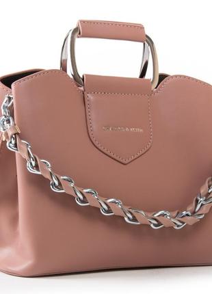 Сумка женская классическая кожзам fashion 01-06 8320 розовая