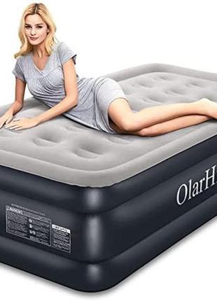 Olarhike надувне ортопедичне ліжко матрац із вбудованим насосом 198 x 102 x 46 см1 фото