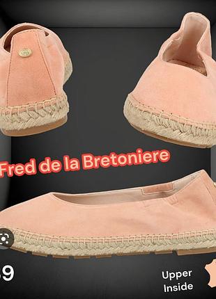 Кожаные балетки fred de la bretoniere ballerina