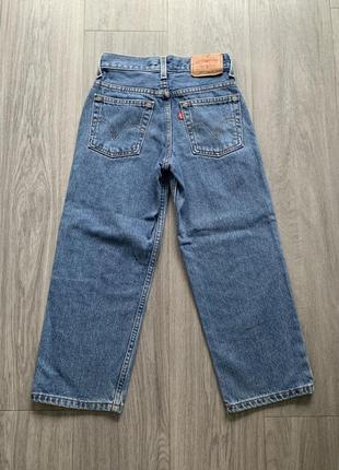 Модные джинсы  момс levis классический прямой крой, подойдут на 7-8 лет