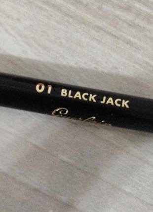 Guerlain олівець для очей тон 01 black jack2 фото