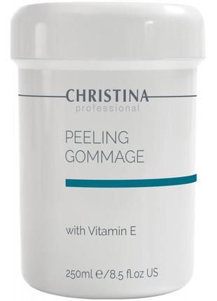 Пилинг-гоммаж с витамином е для всех типов кожи christina peeling gommage with vitamin e 250 мл