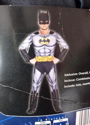 Карнавальний костюм чоловічий dc batman бетмен