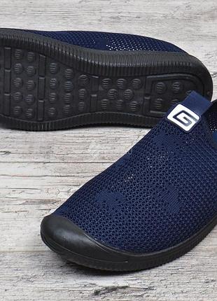 Акваобувь чоловіча для плавання george тапочки для коралів і моря сині аквашузы