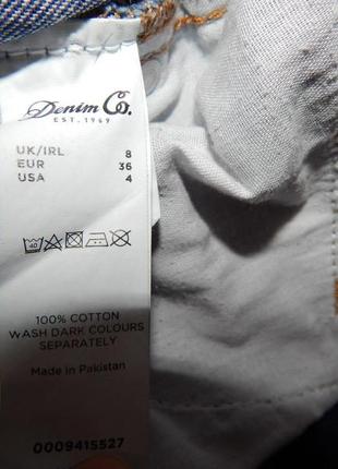 Шорты женские оригинал джинс denim co сток, 42-44 ukr, 040rt (только в указанном размере, только 1 шт)6 фото