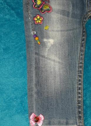 Новые стильные джинсы на 9-12 мес2 фото
