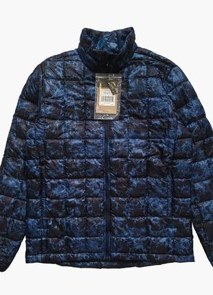 Пуховик the north face men’s printed thermoball eco jacket (monterey blue enamel camo tonal print)