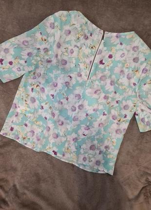 Блуза цветочный принт5 фото