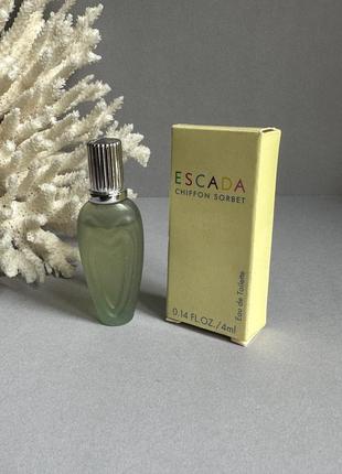 Escada chiffon sorbet туалетная вода мини2 фото