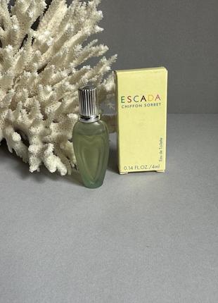 Escada chiffon sorbet туалетная вода мини