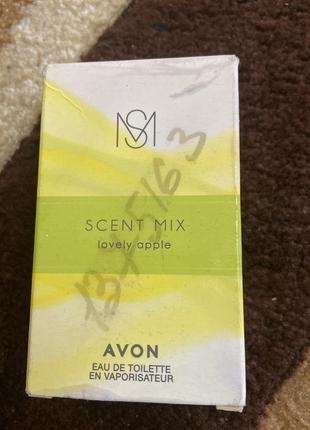 Туалетна вода avon scent mix sparkly  loveli apple, 30 мл