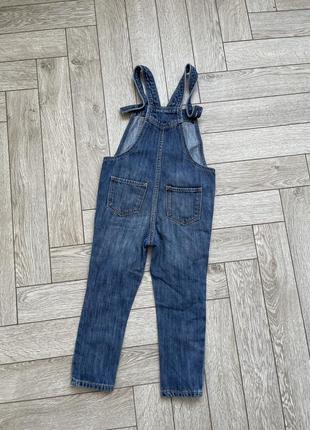 Джинсовый комбинезон gap zara 98 см на 2 года2 фото