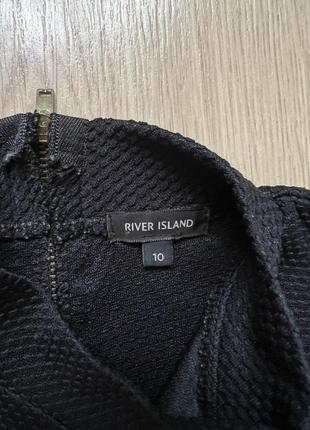 Чорний текстурований топ river island 🛍️1+1=3🛍️2 фото