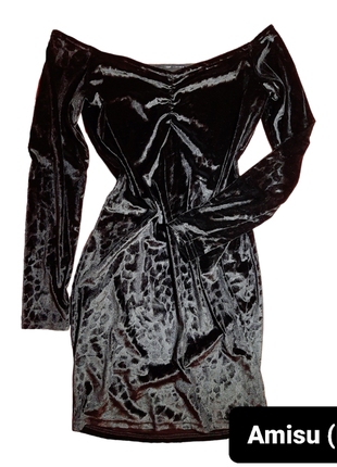 Вельветовое платье amisu