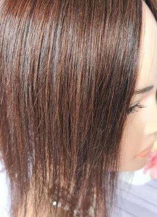Полупарик накладка топер шиньон 100% натуральный волос.2 фото