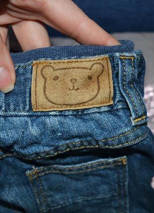 Джинсові дитячі штани 4-6 місяців джинси7 фото