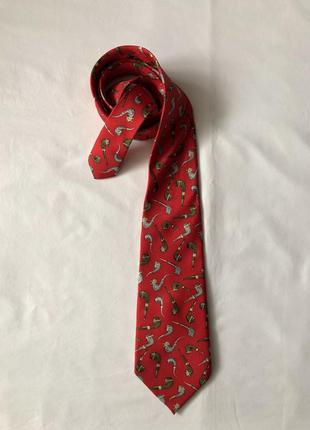 Джентельменська краватка в люльках davidoff. вінтаж.2 фото