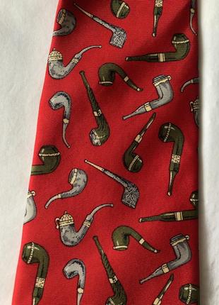 Джентельменська краватка в люльках davidoff. вінтаж.3 фото