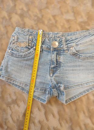 Летние джинсовые шорты на девочку. шортики короткие5 фото