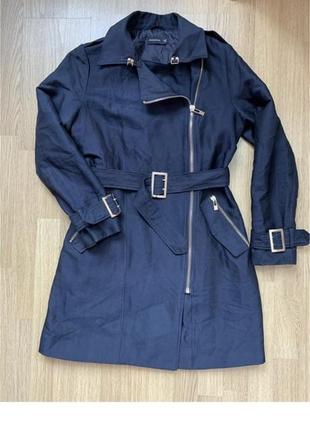 Синий тренч, плащ, reserved 8