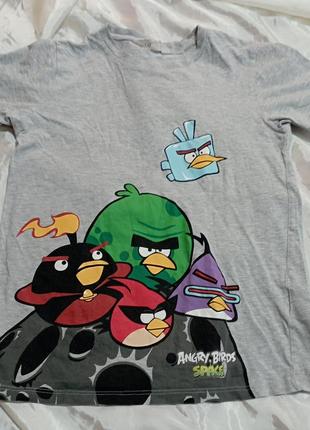 Футболка angry birds h&m