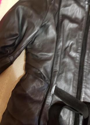 Кожаная куртка, размер l8 фото