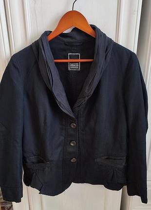 Жакет з коттону та льону, розмір 487 фото