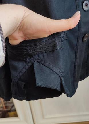 Жакет з коттону та льону, розмір 483 фото