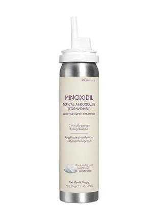 Пена против выпадения волос из 5% миноксидил minoxidil virtue topical aerosol2 фото