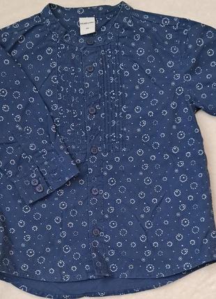 Детская рубашка, детская блузка, рубашка для девочки polarn o. pyret, рубашка хлопок1 фото