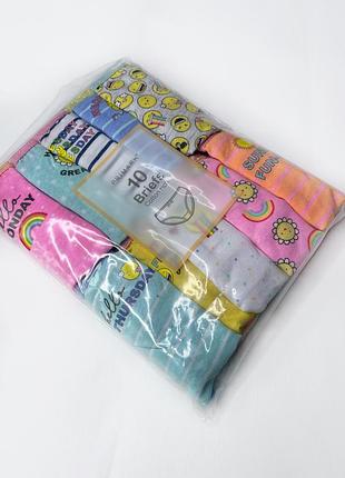 Трусики для дівчаток набір 10 шт primark, англія.