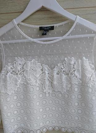 Блуза топ new look размер м белая нарядная блуза9 фото