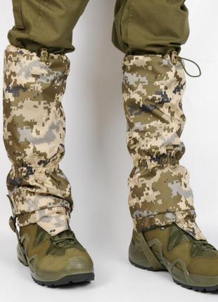 Тактические гамаши армейские пиксель военные бахилы армейские оксфорд 600d водонепроницаемые3 фото