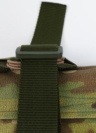 Тактичний поджопник одинарний 37х30см сидушка каремат для сидіння військовий переносний килимок кордура мультикам6 фото