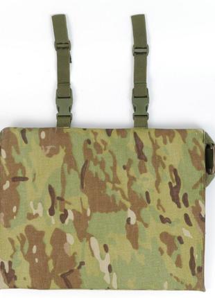 Тактичний поджопник одинарний 37х30см сидушка каремат для сидіння військовий переносний килимок кордура мультикам3 фото