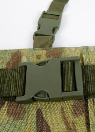Тактичний поджопник одинарний 37х30см сидушка каремат для сидіння військовий переносний килимок кордура мультикам4 фото