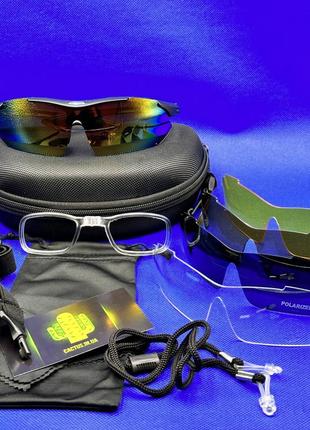 Тактические очки со сменными линзами баллистические военные очки тактические защитные очки для военны5 фото