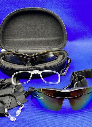 Тактические очки со сменными линзами баллистические военные очки тактические защитные очки для военных7 фото