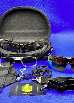 Тактические очки со сменными линзами баллистические военные очки тактические защитные очки для военных8 фото