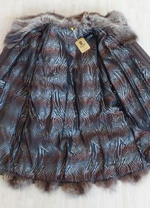 Пальто из енота енотовая шуба натуральный мех шуба енот размер м\l