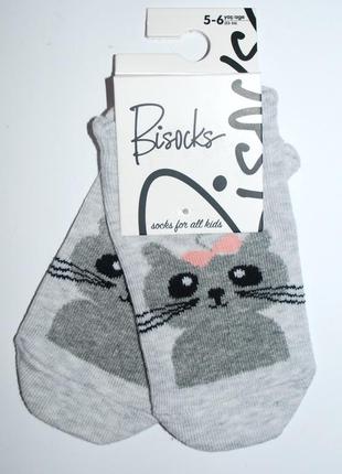 Укорочені шкарпетки р. 5-6 котик