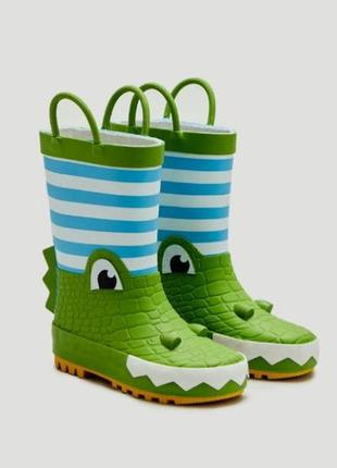 Брендові гумові чоботи для дитини george джордж крокодил крокодили