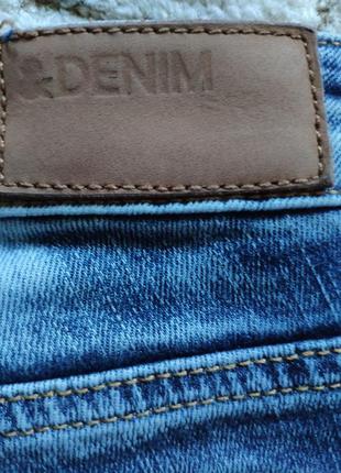 Оригинальные прямые женские джинсы синие бренда denim co3 фото
