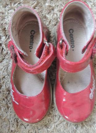 Лаковые туфельки для девочки 26р2 фото