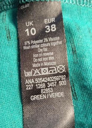 Сукня бірюзового кольору з аплікацією з бісеру.5 фото